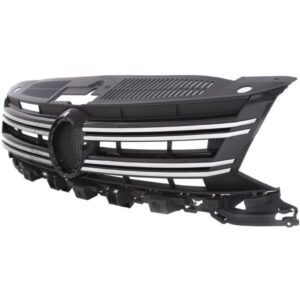 Volkswagen Tiguan / Limited Black Grille With Chrome Moulding 2012-2018