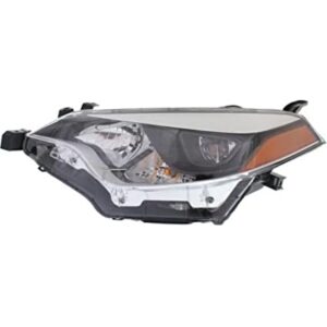 Toyota Head Headlight Driver Side Sedan 2014-2016