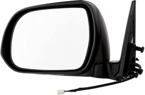 Toyota Highlander Mirror Driver Side Power Without Heated/Puddle-Light Base/Sport Highlander/Hybrid 2008-2013
