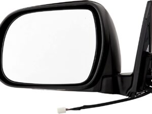 Toyota Highlander Mirror Driver Side Power Without Heated/Puddle-Light Base/Sport Highlander/Hybrid 2008-2013