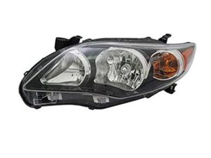 Toyota Head Headlight Driver Side Black Bezel For S/Xrs Sedan 2011-2013 (DOES NOT FIT Japan Built MODELS)