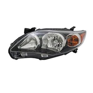 Toyota Head Headlight Driver Side Black Bezel For S/Xrs Sedan 2011-2013 (DOES NOT FIT Japan Built MODELS)