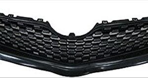 Toyota Yaris Front Grille Matte-Black Sedan 2009-2012