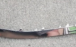 Hyundai Tucson Bumper Cover Fr Bumper Moulding Driver Side Chrome Korea Built Prederred/Ultimate W/ Skid Plate 2022-2024