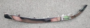 Hyundai Tucson Bumper Cover Fr Bumper Moulding Driver Side Chrome Korea Built Prederred/Ultimate W/ Skid Plate 2022-2024