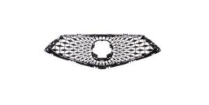 Acura Mdx Grille No Chrome Outer Molding Painted Black Without Camera Base/Tech 2022-2024 Capa