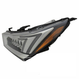 Acura Mdx Headlight LED Driver Side Chrome Without Auto Level Control For Base/Sport Hyb/Sh-Awd 2017-2020