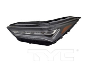 Acura Mdx Headlight LED Driver Side Without Logo Black Trim For Type S/All A-Spec 2022-2024