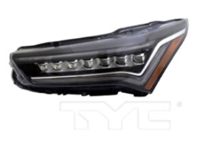 Acura Rdx Headlight Assbly Driver Side Without Logo Dark Upper Lens Strip Pmc Edition 2021 A-Spec 19-21 Base 22-23 Advance 22-25 Capa (33150-Tjb-A21)