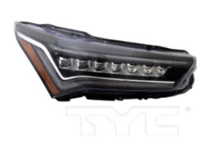 Acura Rdx Headlight Assbly Passenger Side Without Logo Dark Upper Lens Strip Pmc Edition 2021 A-Spec 19-21 Base 22-23 Advance 22-25 Capa (33100-Tjb-A21)