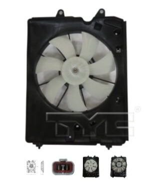 Acura Mdx Engine Cooling Fan Left 3.7L Oe 19015-Rye-A01) 2007-2013 (Same As Ac3115117