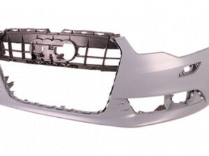 Audi A6 Bumper Cover Ront Bumper Primed W/ Washers & Park Aid Without Sensors & S-Line 2012-2015