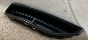 Audi Q3 Bumper Cover Rear Lower Bumper Molding Passenger Side Textured Gloss Black Without S-Line 2019-2024