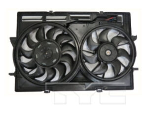 Audi S5 Dual Rad/Cnd Fan Assy Brushless Motor S4 3.0L 2010-2016 S5 4.2L 2008-2012 (Oe 8K0 121 207)