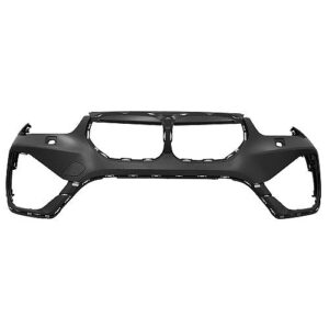 Bmw X1 Bumper Cover Front Bumper Primed W/ 2 Assistants & Washers Without M-Pkg 2020-2022