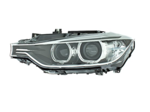 Bmw 3 Headlight Bi-Hid Headlight Driver Side W/ Adaptive Without Logo Sedan 2012-2015 (Oe 63117338707)