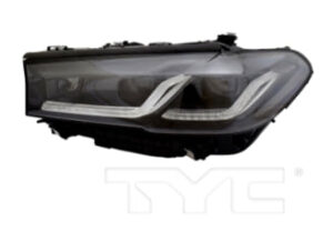 Bmw 5 Headlight LED Driver Side W/ Shadow Line 530I/540I/M5/M550I 2021-2023 (63118084379)