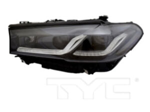Bmw 5 Headlight LED Driver Side W/ Shadow Line 530I/540I/M5/M550I 2021-2023 (63118084379)