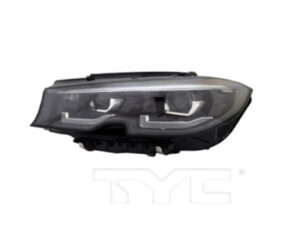 Bmw 3 Led Head Light Driver Side W/ Adaptive Without Logo 330E 20-22/Xdrive 21-22 330I/Xdrive 19-22 (63115A243A3)
