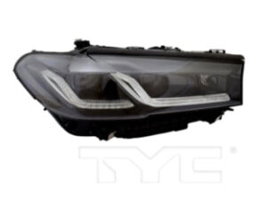 Bmw 5 Headlight LED Passenger Side W/ Shadow Line 530I/540I/M5/M550I 2021-2023 (63118084380)