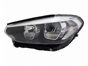 Bmw X3 Headlight Driver Side Led Low Beam/Halogen High Beam Without Adaptive 2018-2021 (63117466127)