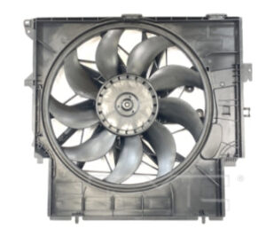 Bmw X4 Dual Rad/Cnd Fan Assby Brushless Motor X3 2011-2017 2015-2017 (17427560877/Bm3115114)