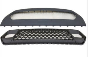 Jeep Compass Bumper Cover Front Bumper Grille Textured Black With Gray Frame Trailhawk 2022-2025