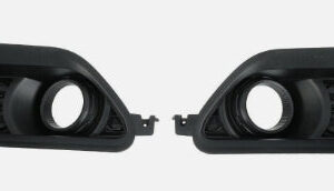 Ram 2011-2018 Fog Light Bezel Driver Side+Passenger Side Set Textured Black For Rebel/Warlock Ram-1500 15-18/Classic 19-24