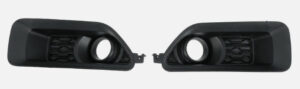 Ram 2011-2018 Fog Light Bezel Driver Side+Passenger Side Set Textured Black For Rebel/Warlock Ram-1500 15-18/Classic 19-24