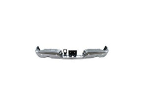 Ram 2011-2018 Bumper Cover Rear Step Face Bar Chrome: W/ Sensors For Dual Exhaust 1500 09-18/Classic 19-23