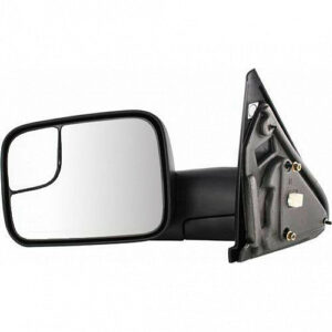 Dodge Ram Mirror Driver Side Towing/Power Heated/2 Row Plug/Curved Arm Ram 1500 02-08/25-3500 03-09