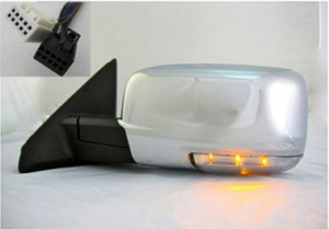 Ram 2009-2010 Mirror Driver Side Chr/Pwr/Htd/Signal/Puddle Without Tow Ram 1500 09-10/25-3500 2010 Pickup-Ram-15-2500 11-13