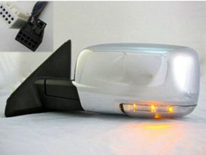 Ram 2009-2010 Mirror Driver Side Chr/Pwr/Htd/Signal/Puddle Without Tow Ram 1500 09-10/25-3500 2010 Pickup-Ram-15-2500 11-13