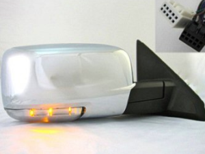 Ram 2009-2010 Mirror Passenger Side Chr/Pwr/Htd/Signal/Puddle Without Tow Ram 1500 09-10/25-3500 2010 Pickup-Ram-15-2500 11-13