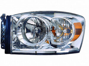 Dodge Ram Headlight Ram Mega Cab / Ram1500 Driver Side 2007-2008 / Ram2500-3500 2007-2009