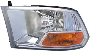 Ram Head Headlight Driver Side Without Quad Ram1500 09-10/25-3500 2010 Pu-Ram-15-5500 11-12