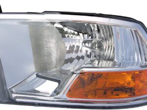 Ram Head Headlight Driver Side Without Quad Ram1500 09-10/25-3500 2010 Pu-Ram-15-5500 11-12