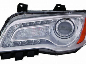 Chrysler Head Headlight Halogen Head Light Driver Side Chrome Bezel 300 2011-2014