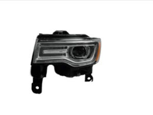Jeep Grand Hid Head Light Driver Side Chrome Bezel W/ Adaptive For Summit Grand_Cherokee 2014-2015