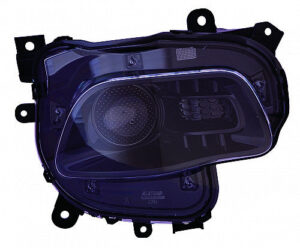 Jeep Cherokee Headlight Driver Side Black Trim Cherokee 2014-2016/Trailhawk 2016 Capa