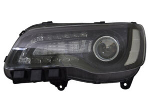 Chrysler Head Headlight Halogen Headlight Driver Side Black Bezel 300 2015-2017