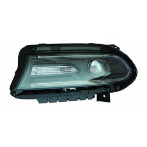 Dodge Charger Headlight Halogen Headlight Driver Side W/ Led Daytime Running Light Without Logo 2015