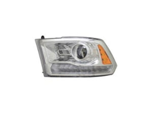 Ram 2011-2018 Headlight Halogen Projector Style Headlight Driver Side Chrome Without Logo 15-5500 16-18/1500_Classic 19-21