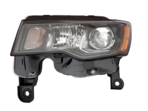 Jeep Grand Headlight Halogen Headlight Driver Side Black 2017-2021/Wk 2022