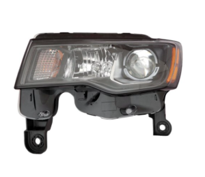 Jeep Grand Headlight Halogen Headlight Driver Side Black 2017-2021/Wk 2022