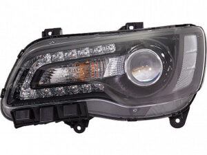Chrysler 300 Halogen Head Light Driver Side Black W/ Led Daytime Running Light 2018-2023