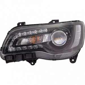 Chrysler 300 Halogen Head Light Driver Side Black W/ Led Daytime Running Light 2018-2023
