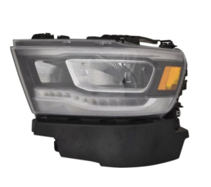 Ram 2019-2024 Headlight LED Driver Side Chrome Bezel Reflector Type Pickup-Ram-1500 2019-2024