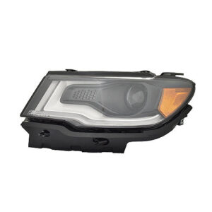 Jeep Compass Headlight Hid Headlight Driver Side W/ Led Accent Compass_Mp 2017-2021