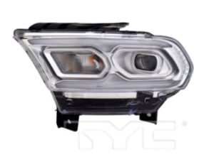 Dodge Durango Headlight Standard Led Headlight Driver Side Without Logo Chrome 2021-2024 Capa